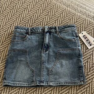 GUESS Classic Blue Jean Skirt